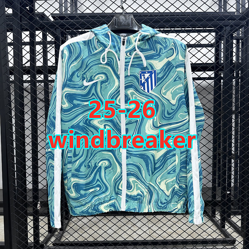 25-26 Atletico Madrid Windbreaker S-2XL