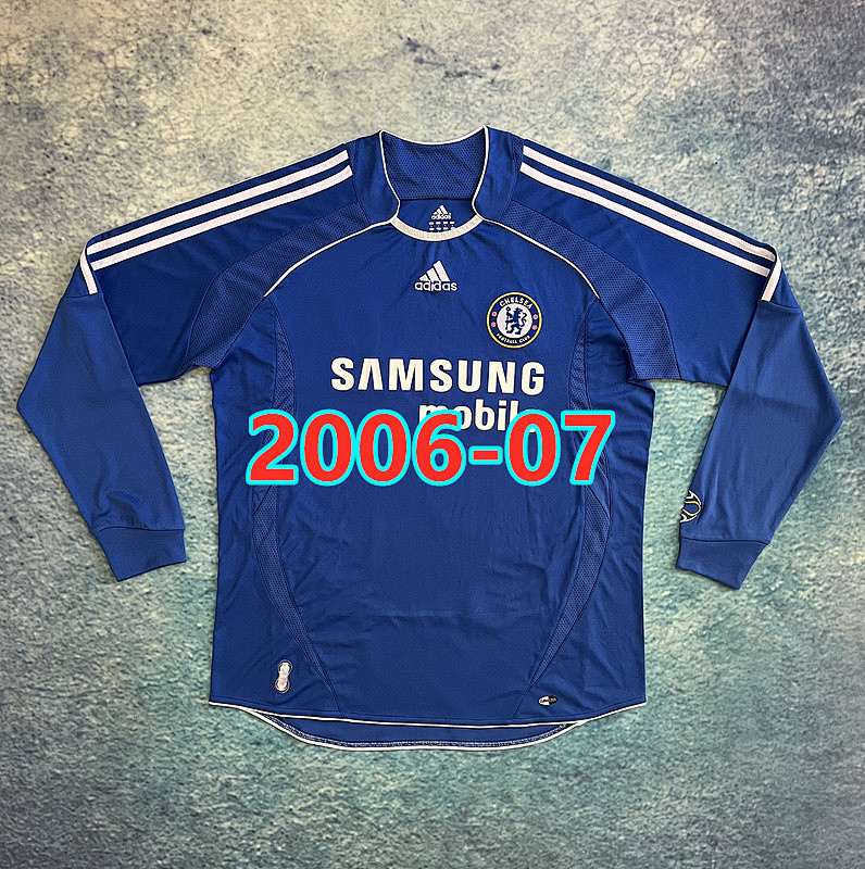 Chelsea Home Retro Long Jersey S-2XL