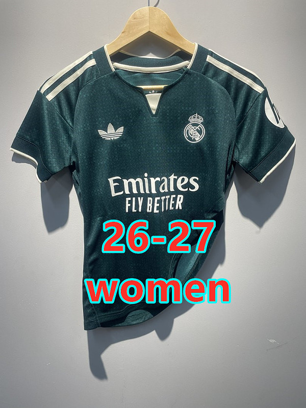 26-27 Real Madrid Away Women Backslash Jersey S-2XL