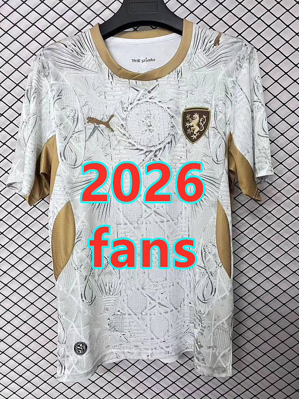 Czech Away Fans Version Jersey S-4XL