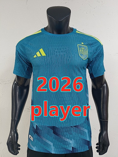 Spain Goalkeeper Player Version Jersey S-2XL