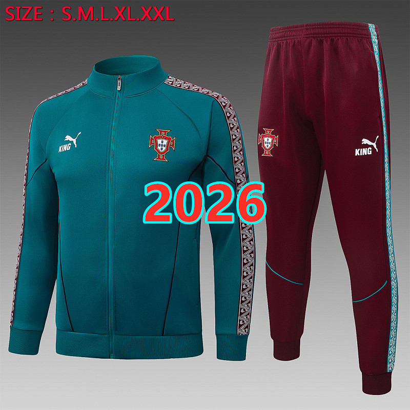 Portugal Long Zipper Jacket S-2XL
