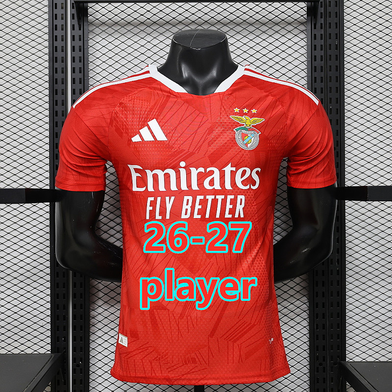 26-27 Benfica Home Player Version Jersey S-2XL