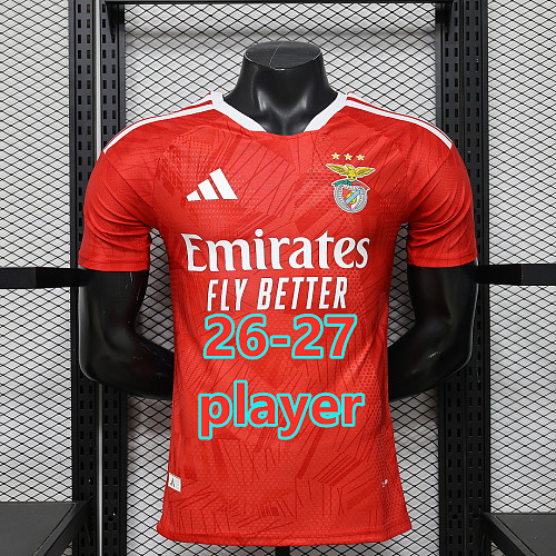 26-27 Benfica Home Player Version Jersey S-2XL