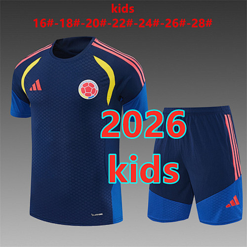 Colombia Kids Short Sleeve Tracksuit 16 -28