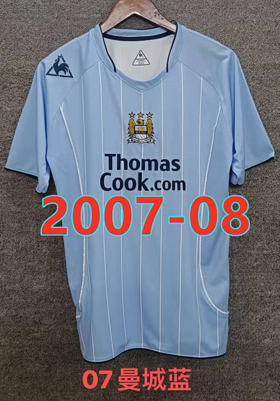 Manchester City Home Retro Jersey S-2XL