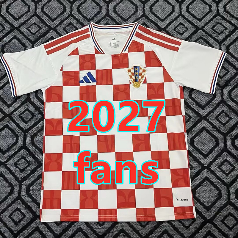 Croatia Home Fans Version Jersey S-4XL