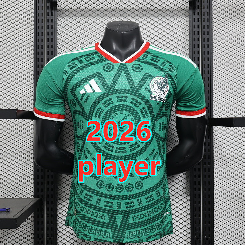 Mexico Home Player 16 Teams Jersey S-4XL 16