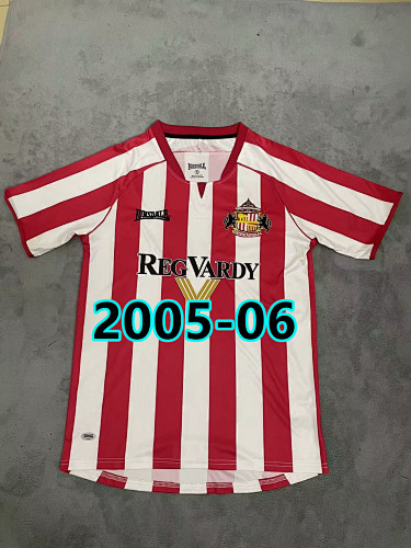 05-06 Sunderland Home Retro Jersey S-2XL