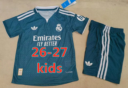 26-27 Real Madrid Away Kids Player Jersey+shorts Kit 16 -28