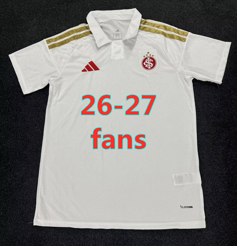 26-27 Internacional Away Fans Version Jersey S-4XL