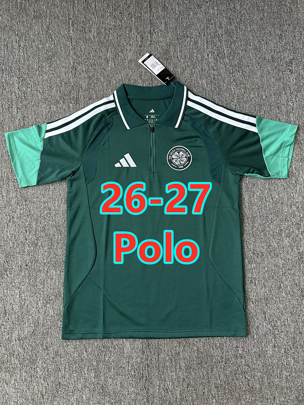 26-27 Celtic Polo Jersey S-3XL Polo