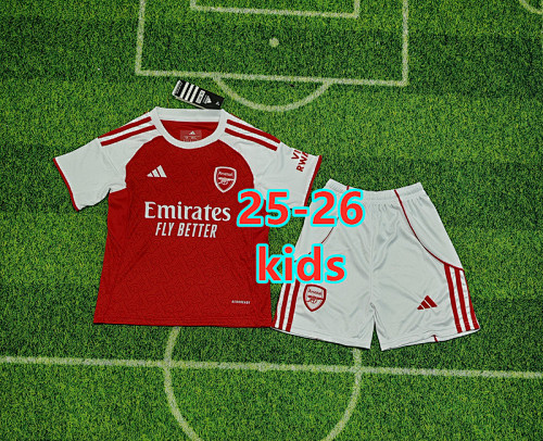 25-26 Arsenal Home Kids Jersey+shorts Kit 16 -28