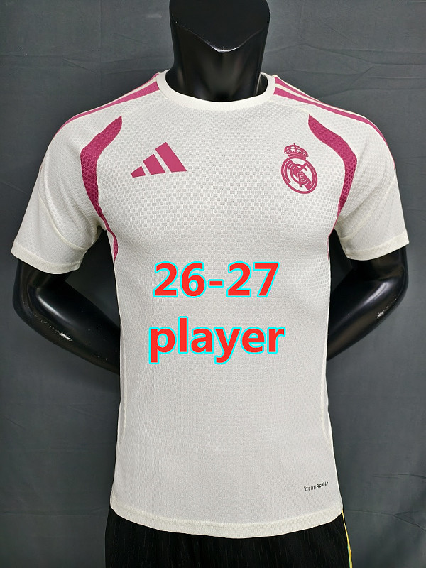 26-27 Real Madrid Training Player Version Jersey S-3XL