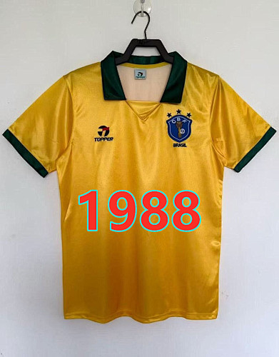 Brazil Home Retro Jersey S-2XL
