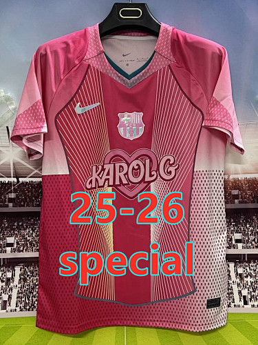 25-26 Barcelona Special Fans Version Jersey S-4XL