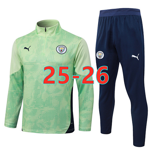 25-26 Manchester City Long Sleeve Tracksuit S-2XL