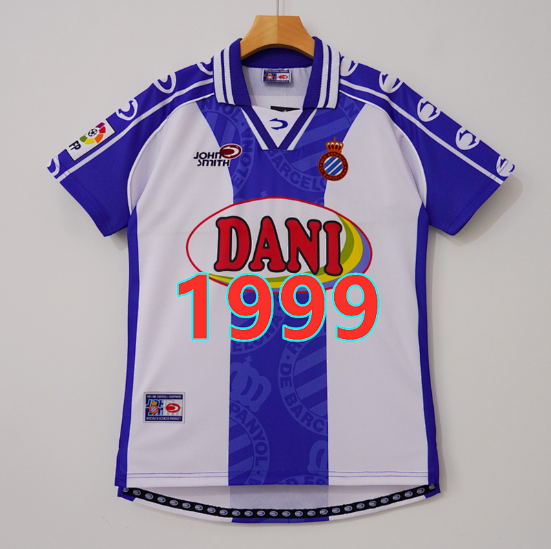 Espanyol Home Retro Fans Version Jersey S-2XL H001