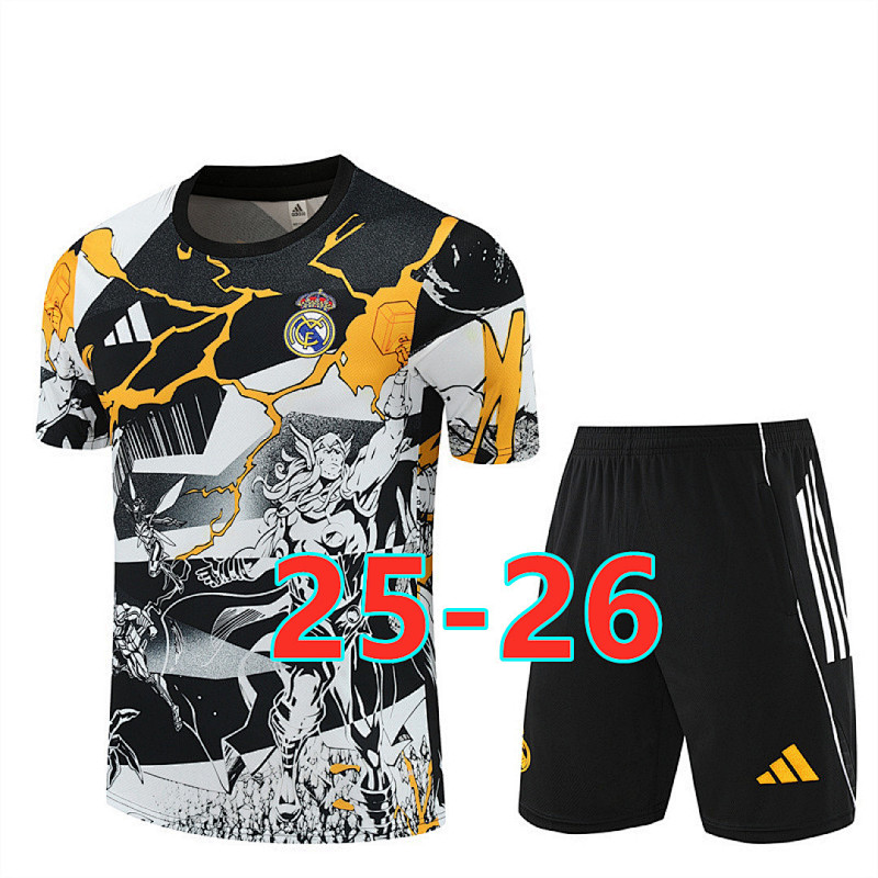 25-26 Real Madrid Short Sleeve Tracksuit XS-2XL