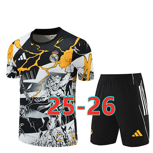 25-26 Real Madrid Short Sleeve Tracksuit XS-2XL