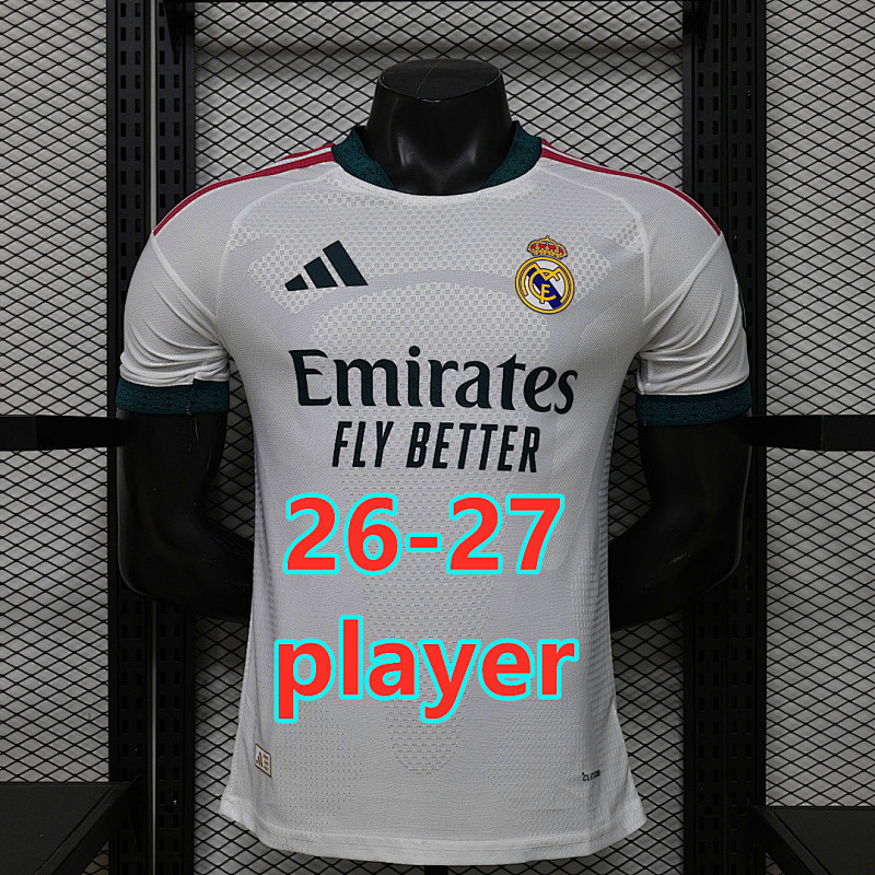 26-27 Real Madrid Home Player Version Jersey S-4XL