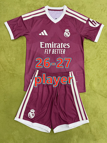 26-27 Real Madrid Third Player Short Sleeve Kit S-2XL
