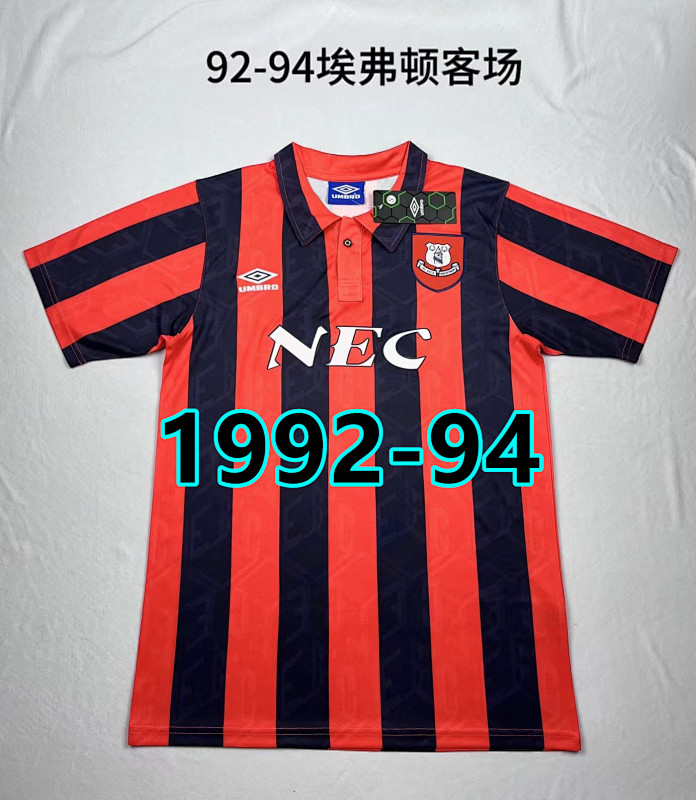 Everton Away Retro Jersey S-2XL
