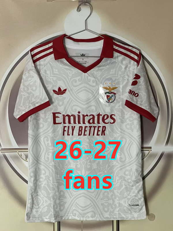 26-27 Benfica Away Fans Version Jersey S-4XL