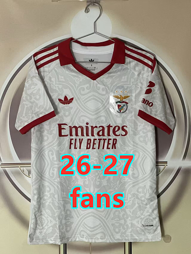 26-27 Benfica Away Fans Version Jersey S-4XL