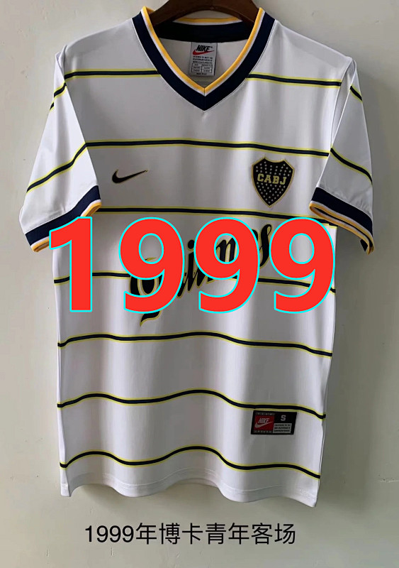 Boca Juniors Retro Away Jersey S-Xxl