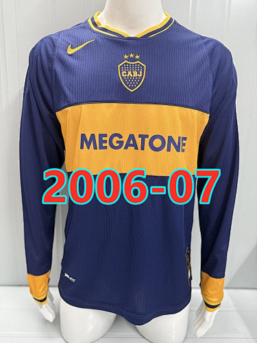 Boca Juniors Home Retro Long Jersey S-2XL