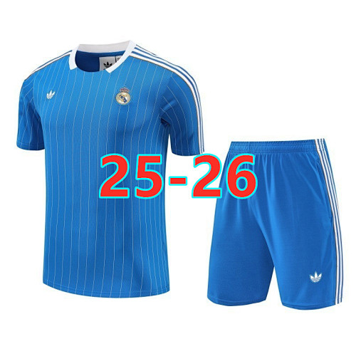 25-26 Real Madrid Short Sleeve Tracksuit S-2XL