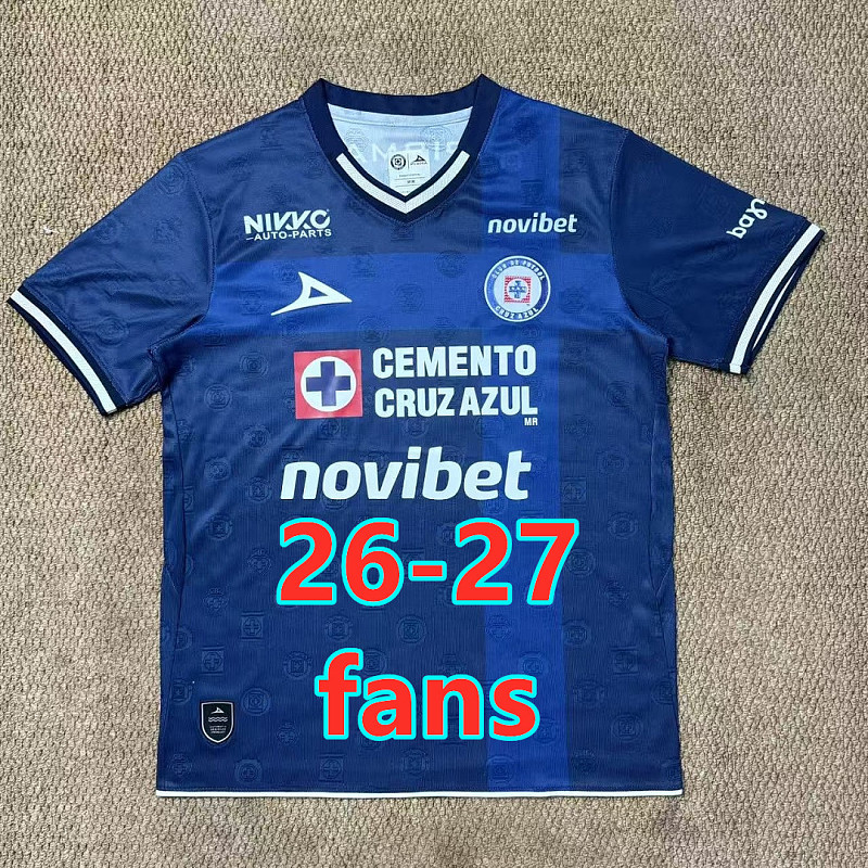 26-27 Cruz Azul Third Fans Version Jersey S-4XL