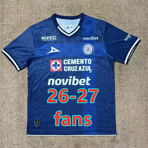26-27 Cruz Azul Third Fans Version Jersey S-4XL