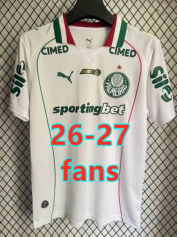 26-27 Palmeiras Away Fans Version Jersey S-4XL