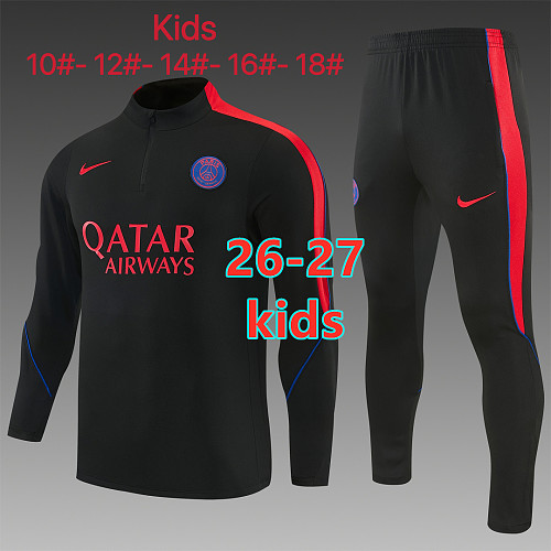 Balenciaga 26-27 Paris Psg Kids Long Sleeve Tracksuit 10- 18