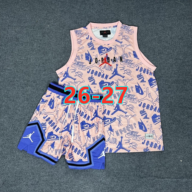26-27 A-J Vest+shorts Basketball Kit XS-4XL