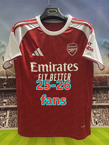 25-26 Arsenal Home Fans Version Jersey S-4XL