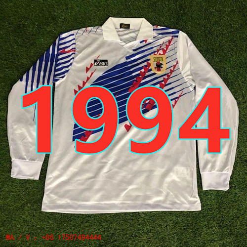 Japan Retro TopThai Quality Away Jersey Long Sleeve S-2XL
