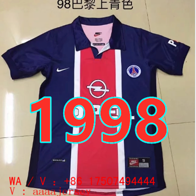 Balenciaga Paris Psg Retro Jersey S-2XL