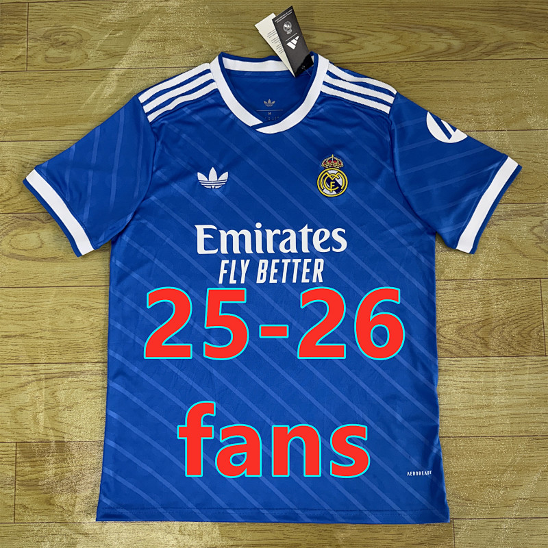 Fifa 25-26 Real Madrid Third Fans Version Jersey S-4XL