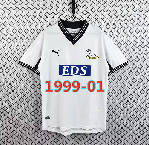 Derby County Home Retro Fans Version Jersey S-2XL
