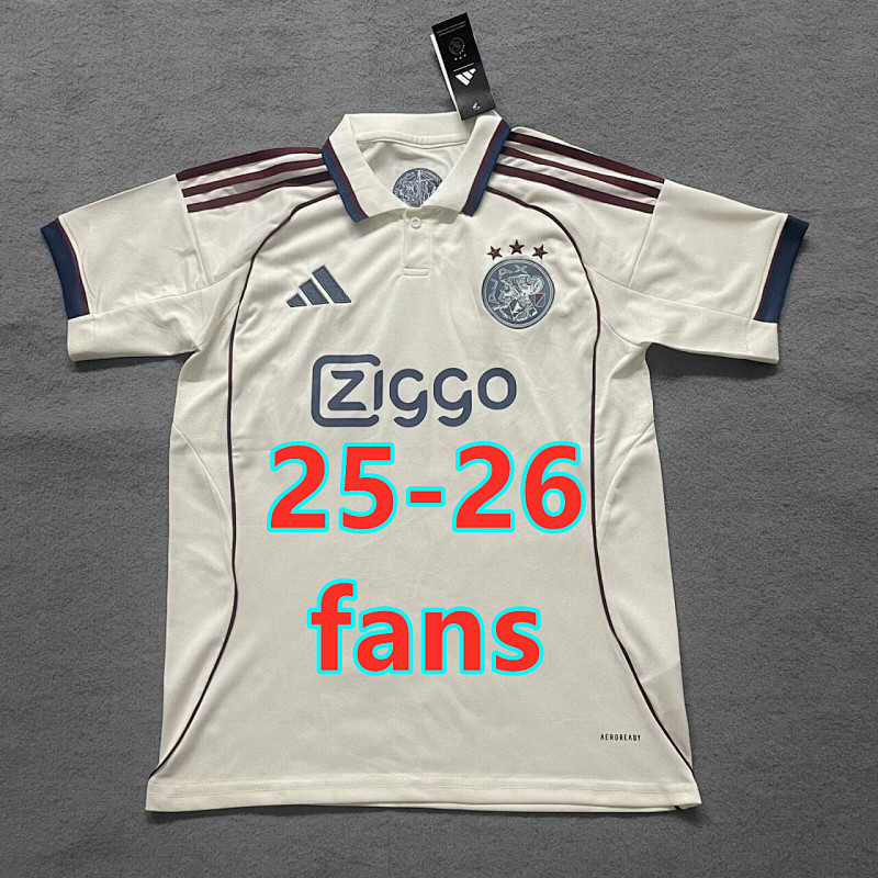 25-26 Ajax Third Fans Version Jersey S-4XL