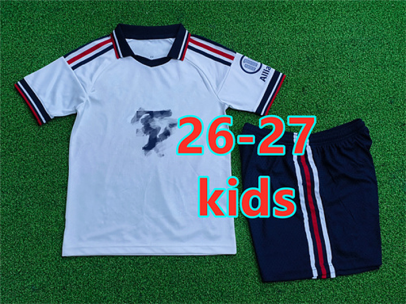26-27 Bayern Away Player Kids Jersey+shorts Kit 16 -28