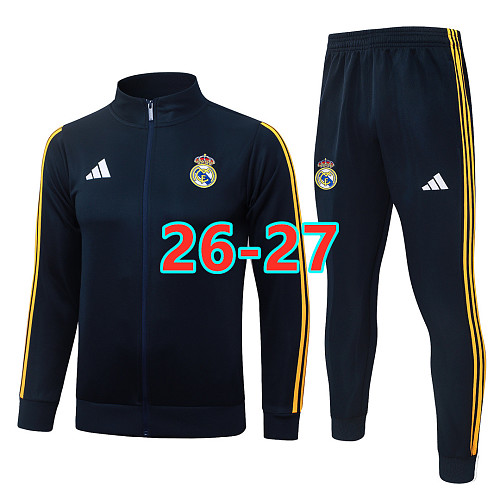 26-27 Real Madrid Long Zipper Jacket S-2XL
