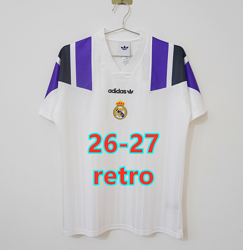 26-27 Real Madrid Retro Fans Version Jersey S-4XL