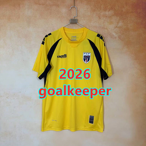 Cape Verde Goalkeeper Fans Version Jersey S-4XL