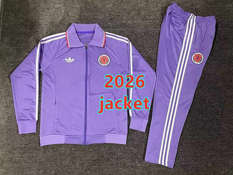 Scotland Long Zipper Jacket S-2XL
