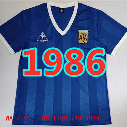 Argentina Retro S-2XL Away Jersey