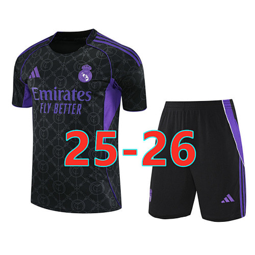 25-26 Real Madrid Short Sleeve Tracksuit S-2XL
